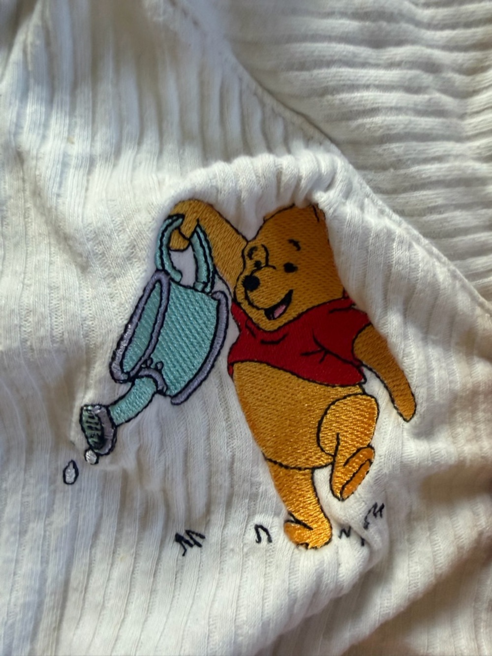 VINTAGE late 90s y2K authentic Winnie the Pooh toddler button down top 24m/2T - Picture 3 of 5